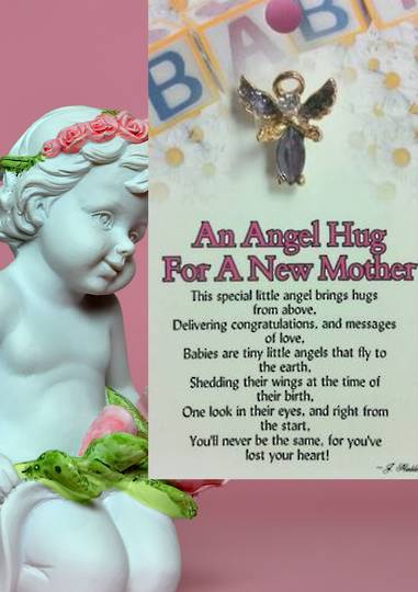 An Angel for A New Mother Angel Pin